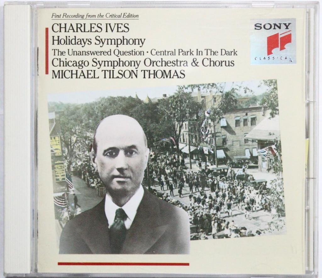 CD MICHAEL TILSON THOMAS - Ives: Holiday Symphony / Unanswered CSCR8219 SONY MUSIC 1990 Japan Classical Used
