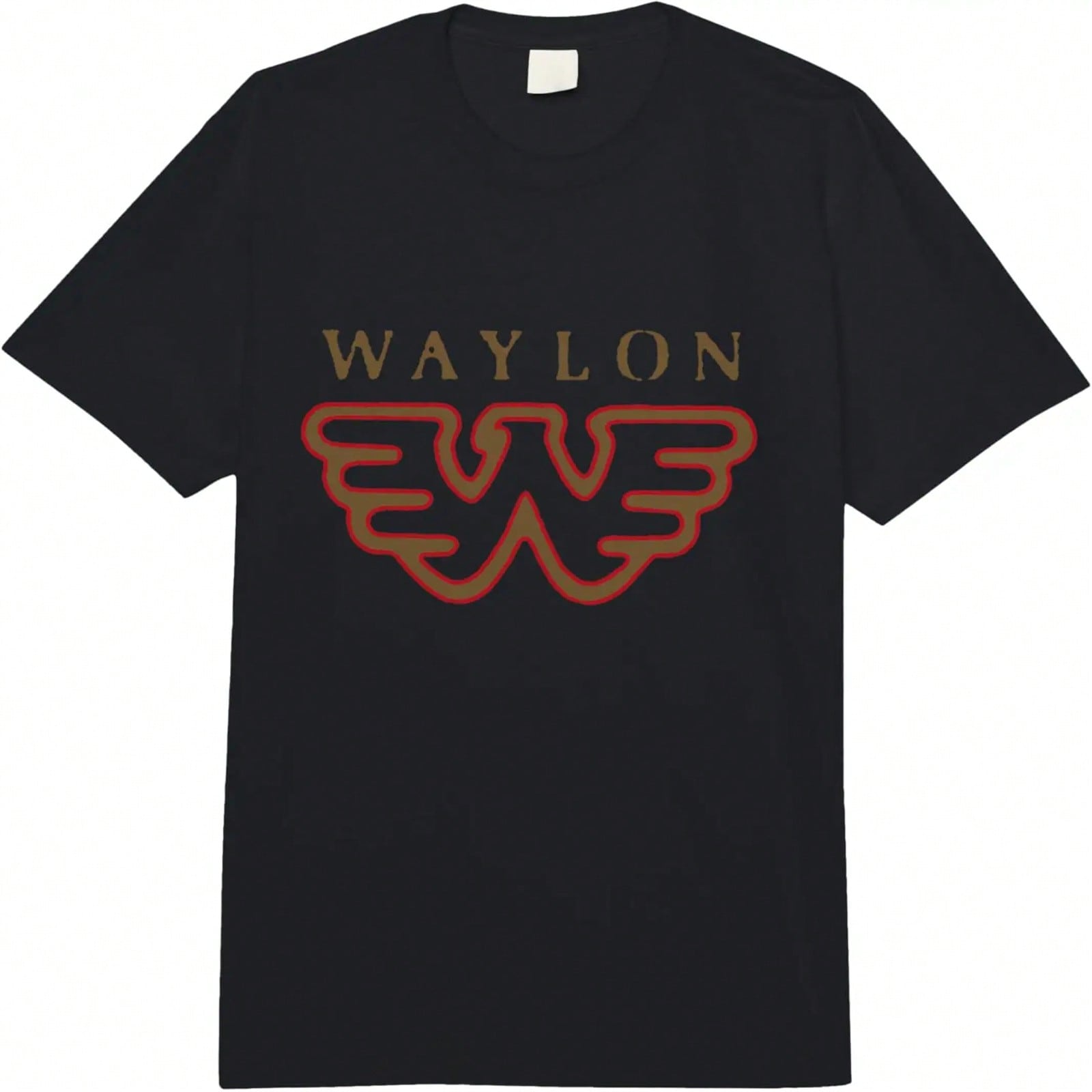 Waylon Jennings - Official Merchandise - Logo Adult Heavyweight T-Shirt S разноцветный