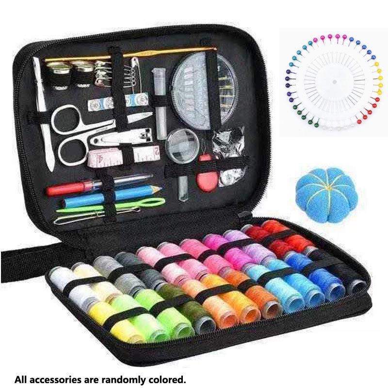 Portable Needle and Thread Kit - Home DIY Sewing Tool Set, Household Sewing Box