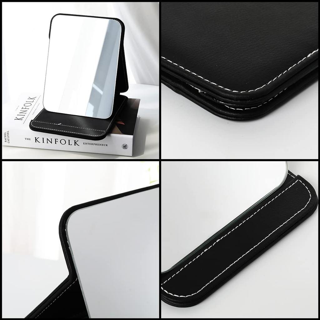 LONGWIN Tabletop Makeup High Folding Large Adjustable Compact Storage for Convenient Storage Mirror, Mirror, Reflectivity, Mirror, Mirror, Angle,