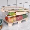 Portable Handheld Food Preservation Box Refrigerator Sealed Storage Box Fruit Lunch Box for Picnic Camping Kitchen Organizer