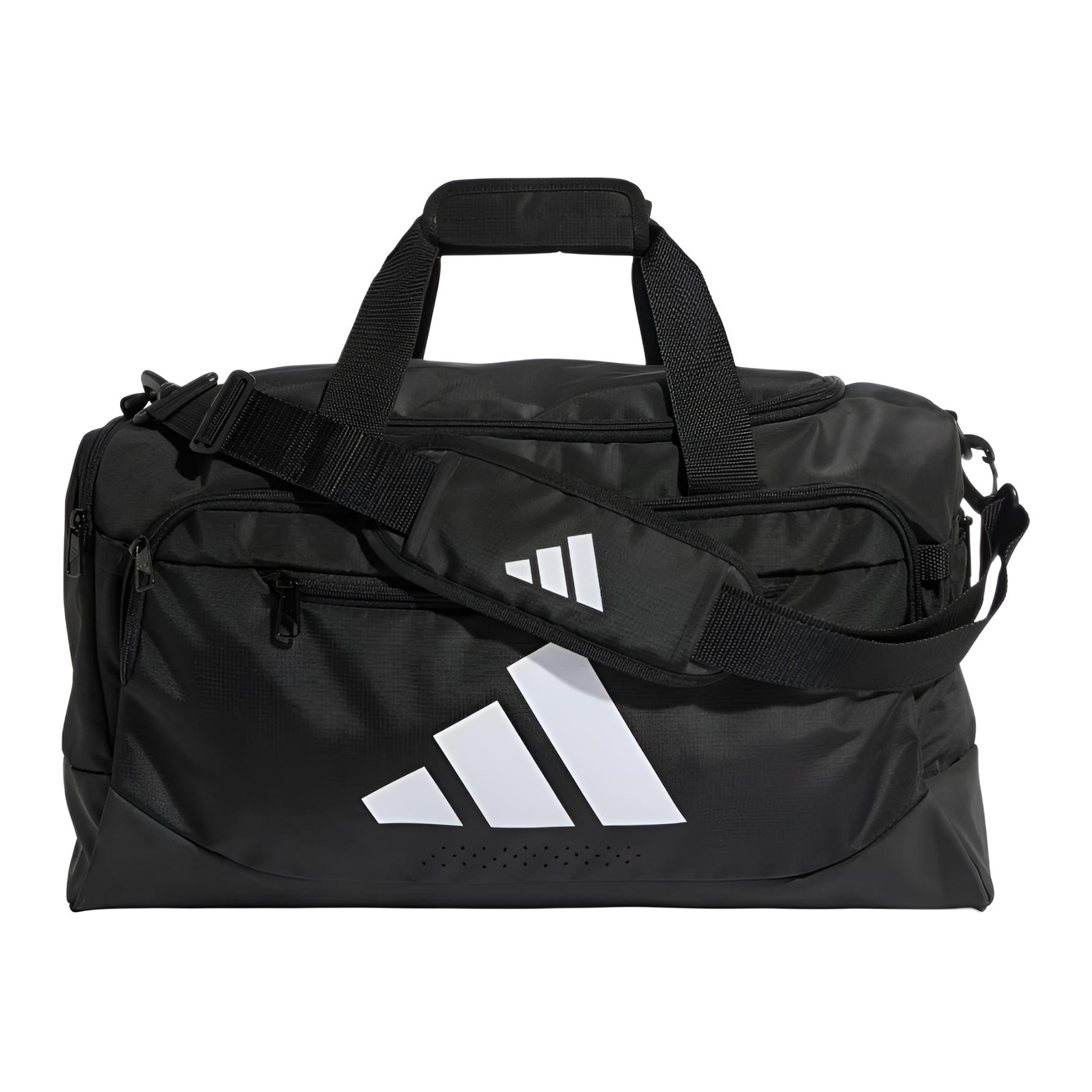 

Adidas 42.3L Training Defender Brand Logo Design Removable Adjustable Shoulder Strap Multifunctional Luggage Bag Unisex Travel Bag Black JZ0608 Black