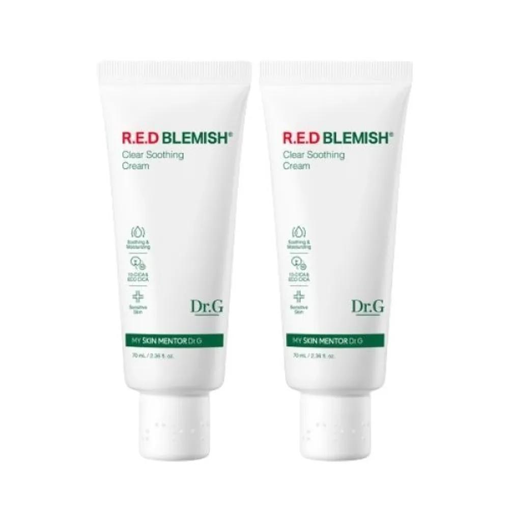 1+1 Dr.G Red Blemish Clear Soothing Cream 70mL (Tube Type)