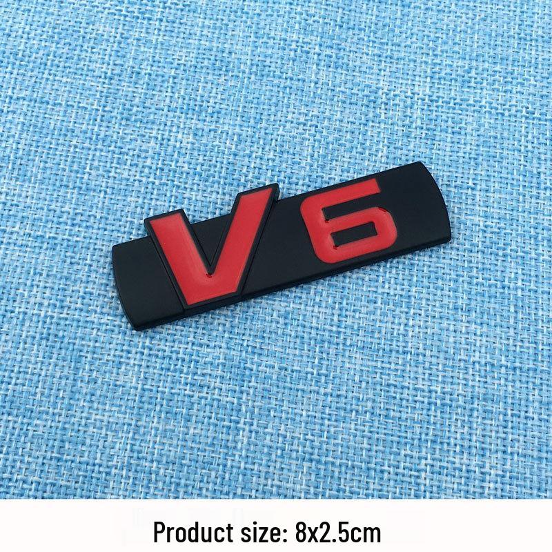 Geely Boyue/Emgrand/Borui Rear & Side TGDI V6 Logo Sticker Set
