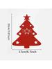 1pc/5pcs Christmas Cutlery Bag Felt Kitchen Tableware Knife Fork Holder Storage Bag Christmas Decorations For Home Accessory