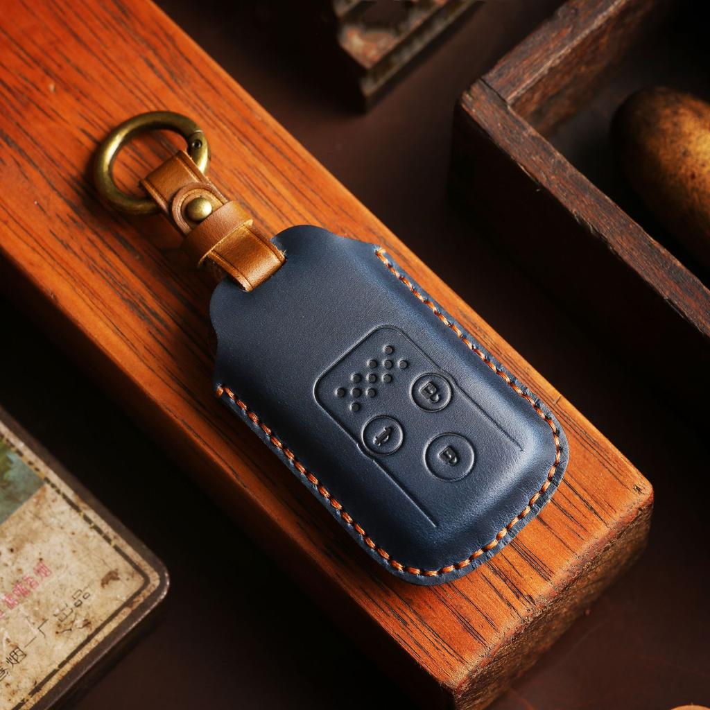 Leather Car Key Cover Protector Case for Honda Accord SPIRIOR Odyssey Civic Crv Crosstour Genuine Fit Shuttle Freed Spike Hybrid