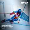uvex instinct visor visor helmet with size adjustment and retractable size black matte ski/snowboard dial-type ventilation, 59-61cm,