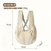 Extra-Large Fluffybaby Dog Sling Carrier - Winter Pet Bag with Cotton Lining, & Breathable Design Small Dog Carrier Bag Medium Dog Carrier Bag