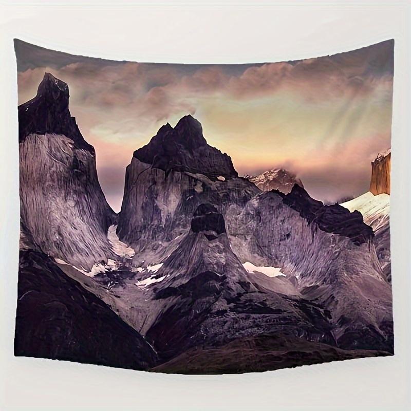 Scenery Of Mount Everest Digital Printing Polyester Wall Tapestry Suitable For Use In Living Rooms Bedrooms Offices Bars Party