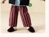 Tongbei Kids' 2025 Winter Striped Merino Wool Pants for Boys & Girls – Warm, Versatile Long Pants