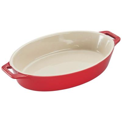 Oval Dish Cherry 23cm Ceramic Gratin Dish, Oven and Microwave Safe [Official Japanese Retailer] Dish 40508-606