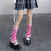 Hot Girl Leg Warmers Knitted Y2K Subculture Harajuku Style Mid-Calf Socks Thickened Warm Elephant Leg Socks Slouch Socks Winter Women's