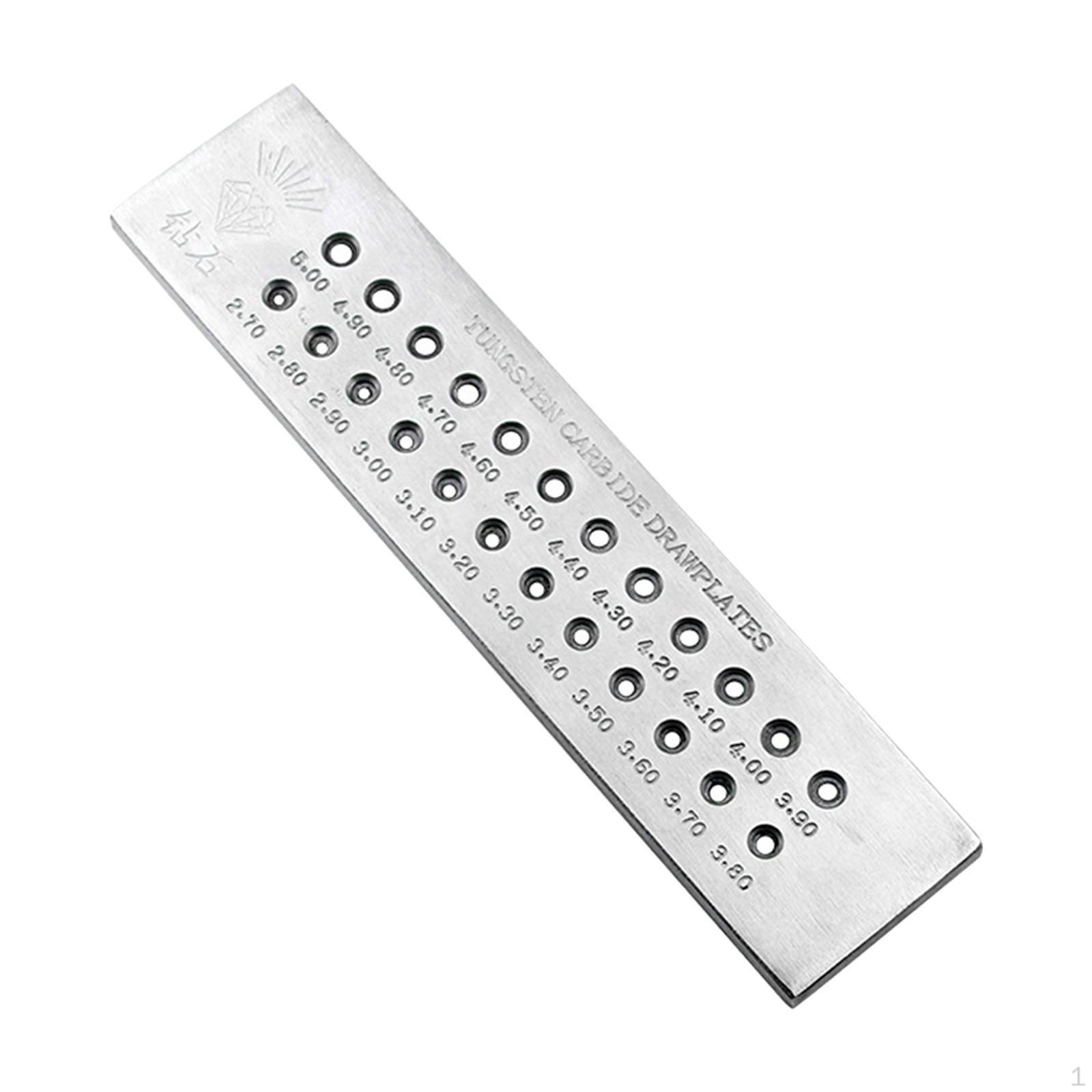 

Высококачественная волочильная пластина для изготовления ювелирных изделий – идеальные мастера и новички Style B серый