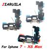 USB Charging Port Dock Connector Flex Cable Microphone For iPhone 7 8 Plus X XR XS Max Replacement Fast Charging Repair Part