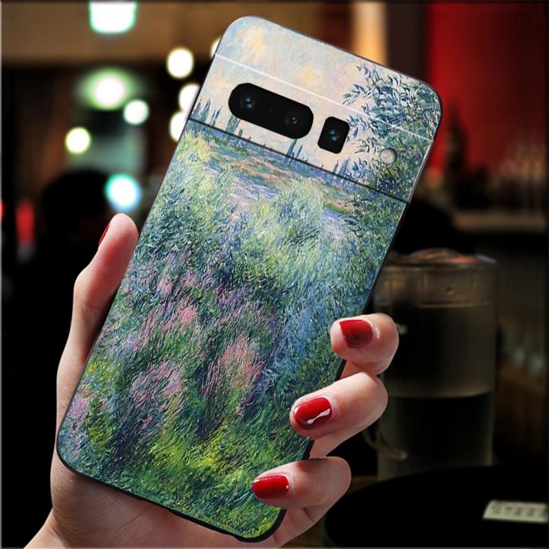 

Phone Case For Google Pixel 10 Pro XL 9 Pro XL 9A 8 7 6 Pro Pixel 8A 7A 6A Pixel 8 7 6 5 Claude Monet Garden Lotus Bridge Google Pixel 8 Pro