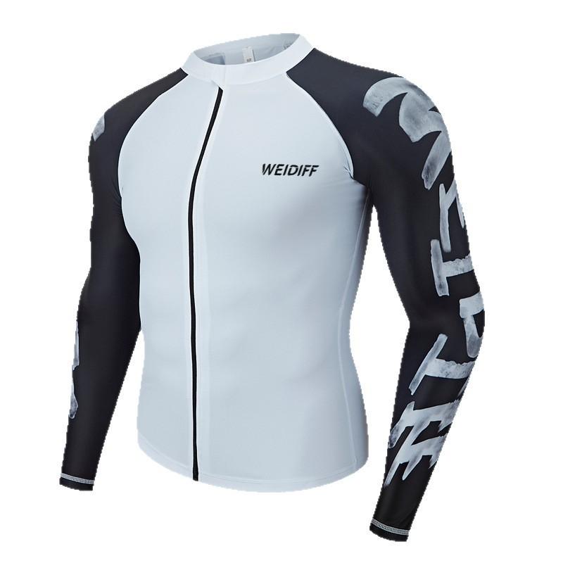 Mens UV Protection Rash Guard Set Long Sleeve Quick Dry Surfing Snorkeling Wetsuit Top Pants