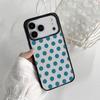 Simple Polka Dots With Small Dots Phone Case For Iphone 17 Air 16 15 14 11 13 12 Pro Max Lightweight Trendy Protective Cover