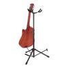 uxcell Triple Guitar Adjustable Stand for and Bass Folding Black Stand, Floor-Mounted, Multi-Guitar Electric, Acoustic, Guitars, Tripod,