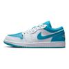 Air Jordan 1 Low Aquatone Men Sneakers Blue Celestial-Gold White 553558-174