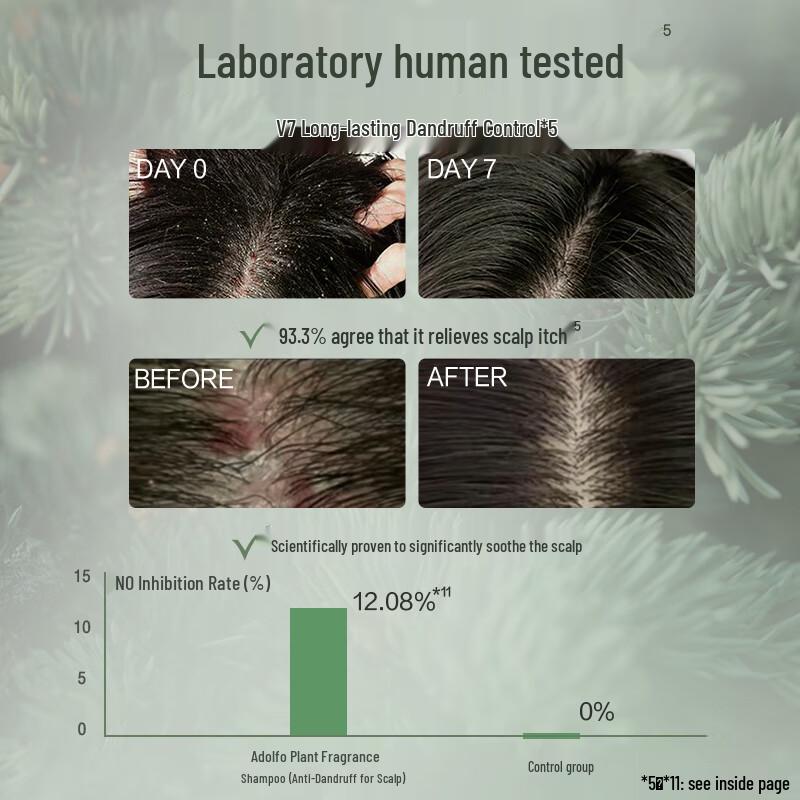 Adolf Natural Plant Scent Anti-Dandruff Shampoo