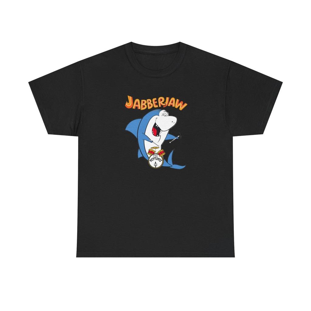 Jabberjaw Unisex Heavy Cotton T-Shirt, Hanna-Barbera, Classic Cartoon