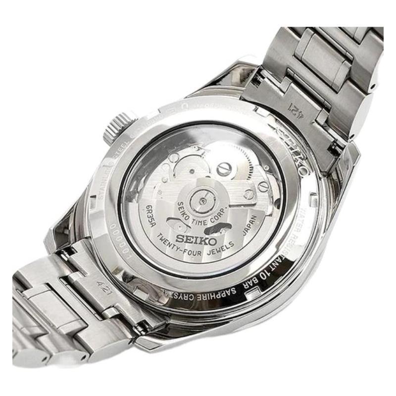 Seiko Presage Series 100 Meters Waterproof Automatic Steel Strap 39.3 Men's Watch Blue Dial SARX077