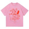Game Peak Bing Day Out T-Shirt Loose Short Sleeve Cotton Female Tshirts Unisex Streetwear Hip Hop Graphic Printing Clothes Women