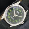 VINTAGE HMT JAWAN HAND-WINDING INDIAN MENS BLACK COLOR DIAL WATCH A700272-5 R202-a700272