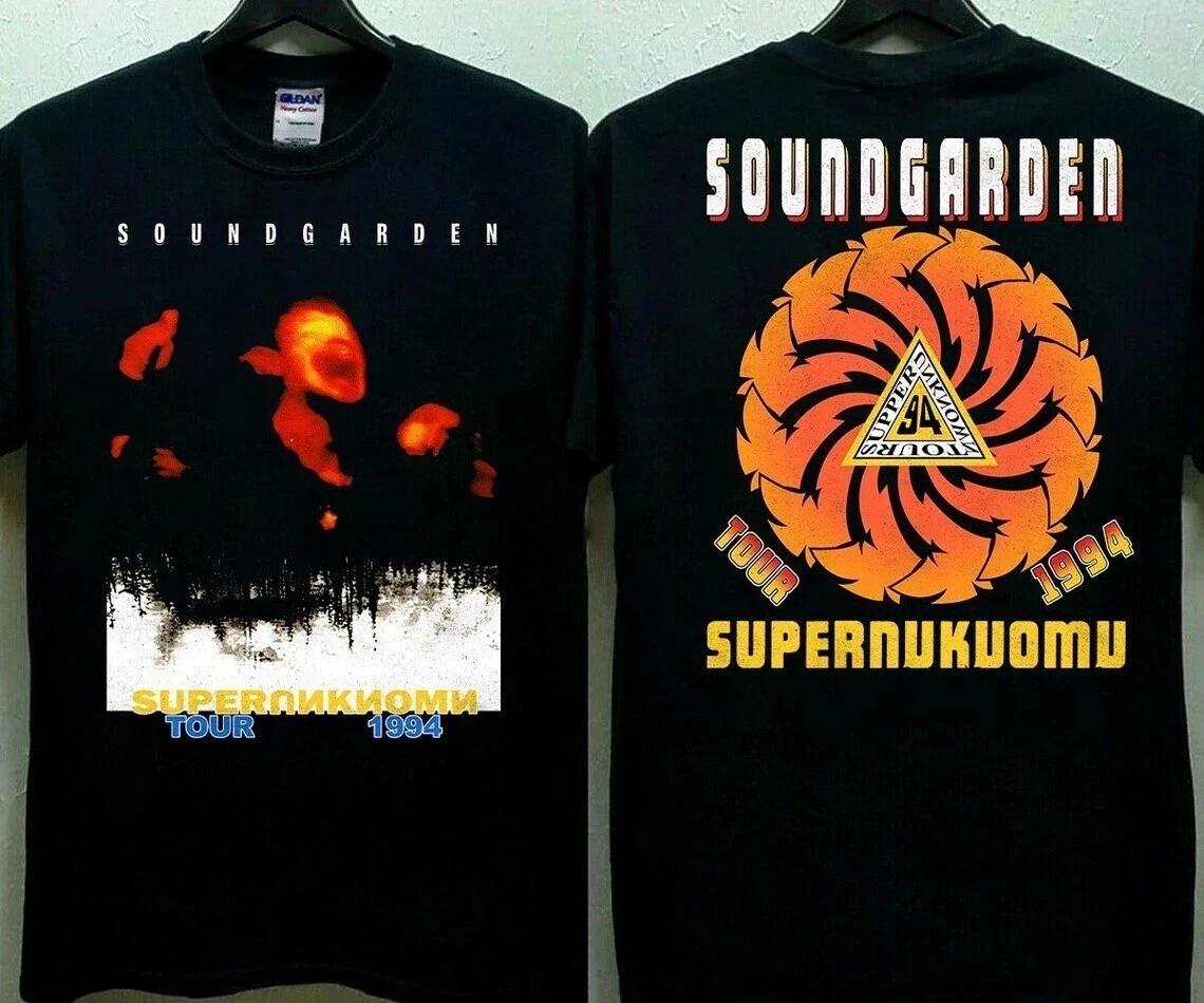 Soundgarden Superunknown Tour 1994 T-Shirt Black Gift Fans Music M