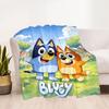 Bluey Friends Adventure Blanket Soft & Cozy Perfect for Picnics Office Bed for All Occasions Modern Style Unique Gift for Family and Friends Camping