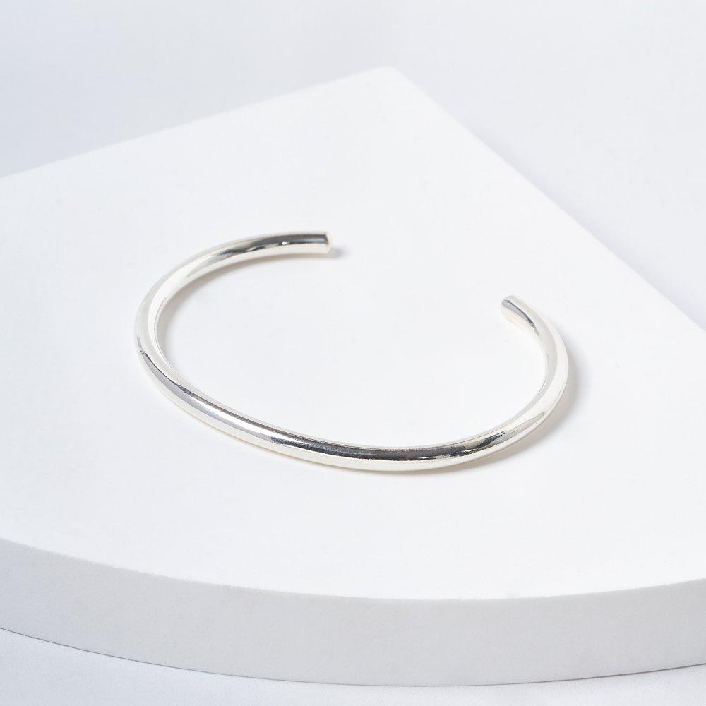 Silver925 Basic Silky Bangle Bracelet