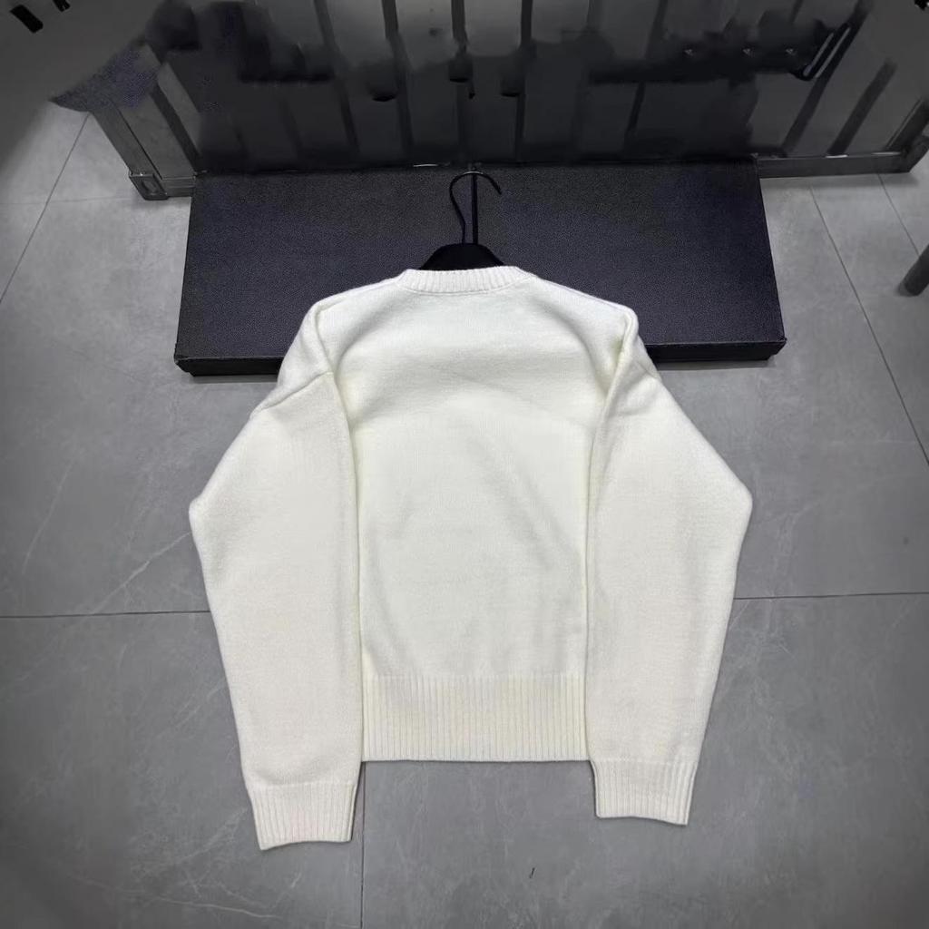2025 Winter Colorful Jacquard Round Neck Knit Pullover - Long Sleeve Age-Reducing Casual Top