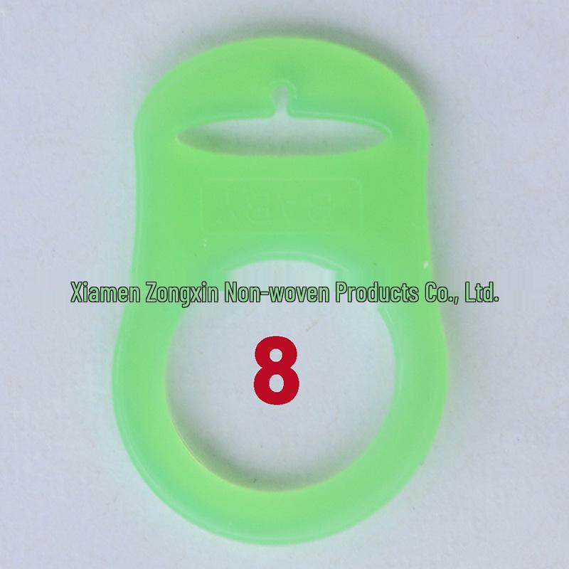 Eco-Friendly Silicone Baby Pacifier Ring with Soothing Buckle