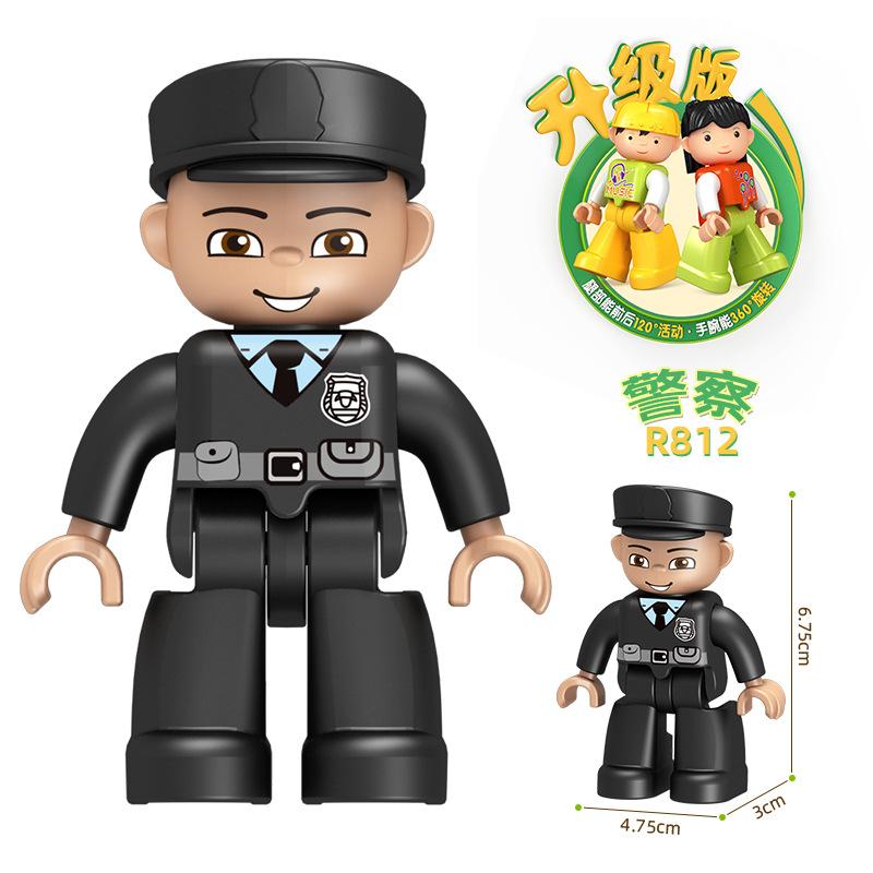 Large Particle Building Block Figurine Assembly Accessories Doll