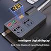 Intelligenter 4-Port-Auto-Wechselrichter mit QC3.0, Typ-C PD und LED-Anzeige – Universelles 12–24-V-Fahrzeugladegerät