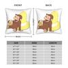 Cartoon Monkey C-Curiouss Georges Pillow Cover Morden Pillow Case For Sofa Couch Bed Living Room Soft Cushion Cover Gift