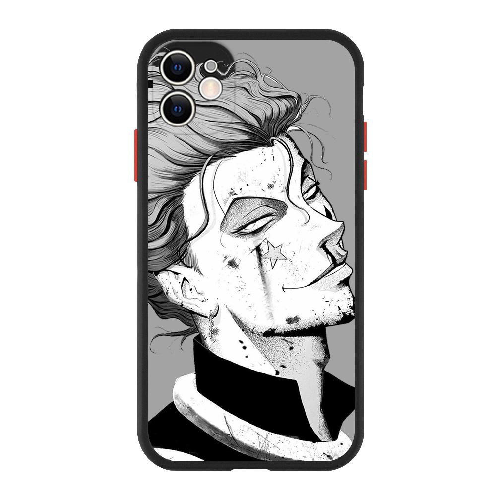 Hunter x hunter Hisoka Gon Killua Luxusní matný telefon CaFor iPhone 13 14 12 11 Pro Max XR XS X 7 8 Plus silikonový kryt nárazníku