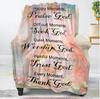 Christian Gifts for Women Faith, Inspirational/Religious/Spiritual/Baptism Gifts Adults/Girl, Soft Throw Blankets for Communion