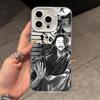 Jujutsu Kaisens Gojos Getos Phone Case for iPhone 17 Air 16 16e 15 14 Plus 13 12 11 Pro Max X Xs XR 8 Colorful Silver Hard Cover