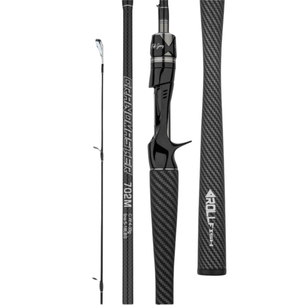 Рыболовные снасти 30T Углеродное Углеродное Удилище 2 секции Длина 1.8м Забросовое удилище Спиннинг для ловли на блесну M Мощность Спиннинговое удилище Ловля на блесну 1.8m