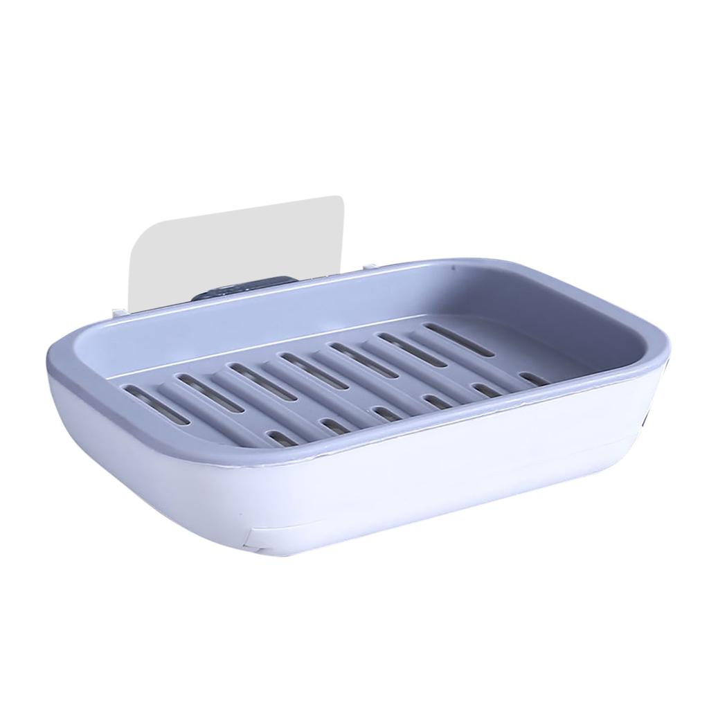 Layer-Drawing Type Draining Soap Dispenser Wall Hanging Soap Box Bathroom