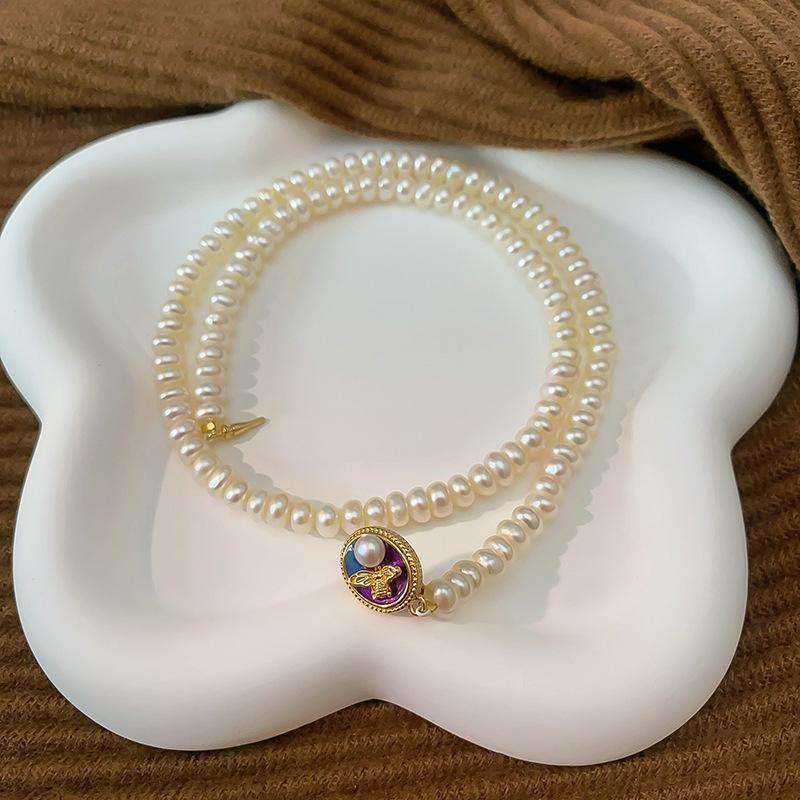 Super Hohe Qualität 100% Natürliche Süßwasserperle 14K Gold Filled Damen Kurze Kette Choker Halskette Kein Verblassen Hochzeitsgeschenke