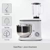 Multi-Functional Kitchen Machine: Kneader, Meat Grinder, Juicer, Mixer, Blender, Egg Beater