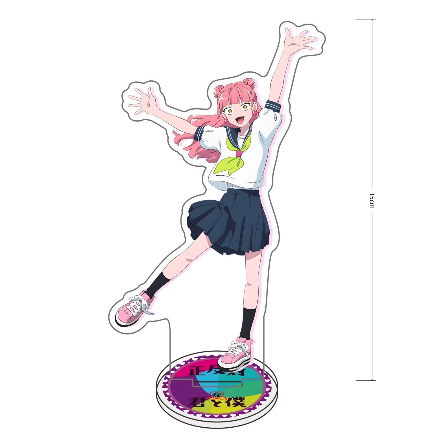 

You and Me Are Polar Opposites Acrylic Stand 15cm Model Cosplay Anime Figure Desktop Decorations Ornament Gift For Fans 15 cm