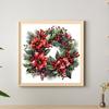 5D DIY Full Round Drill Diamond Painting Christmas Wreath Kit Home Decoration