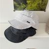 Versatile Striped Peaked Caps Korean Newsboy Hats Vintage Strip Baseball Cap  Female