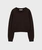 NOIRER FOR WOMAN Heavy Cotton Crop Knit (Brown)