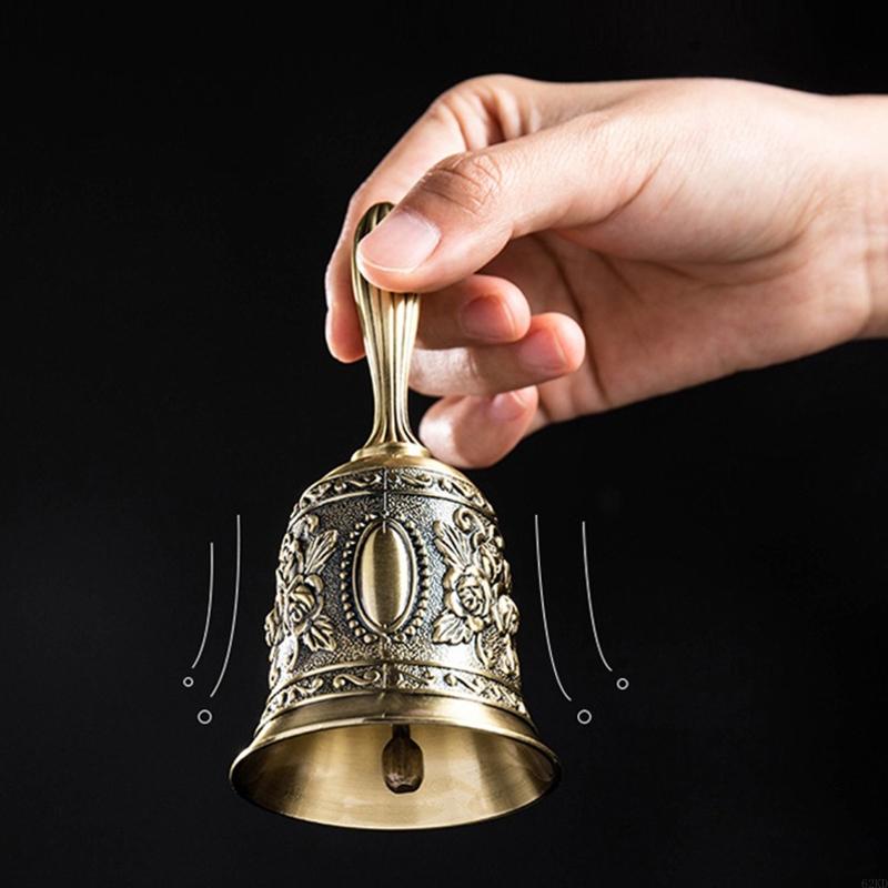 62KD Vintage Manual Swing Meditation Hand Prayer Portable Tibetan Buddhist for Dinne Service Home Decoration Lucky