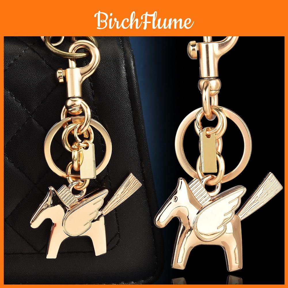 Unicorn Keychain Metal Pendant With Stylish 3d Design For Daily Use And Gift