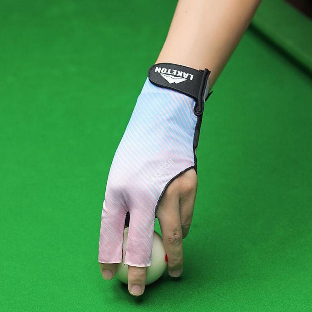 Wear-resistant Snooker Glove Left Hand Three Cut Gloves Left Hand Billiards Gloves  Women